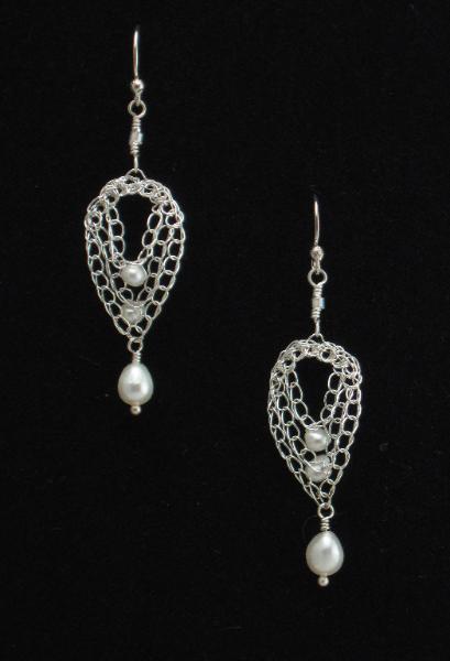 Pearl Drop Earrings by Anne Annabelle Jones