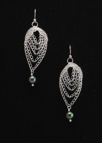 Ravenswing Feather Earrings by Anne Annabelle Jones