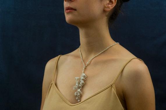 Lilac Bells Necklace by Anne Annabelle Jones