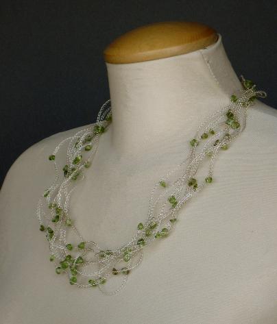 Green Spring Necklace by Annabelle Jones