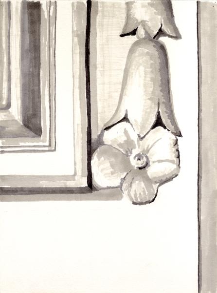 San Clemente Flower Drawing by Anne Annabelle Jones