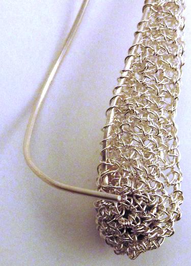 Nest Earrings detail by Anne Annabelle Jones